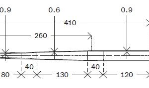 DEDACCIAI CHAIN STAY DR-01 22.2*.9/.7/.9 OVAL