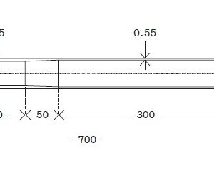 DEDACCIAI TOP/DOWN TUBE DR-01 35.0*700 DUAL-USE